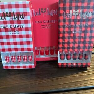 Nail Dashes, 3 sets. Brand new in boxes.